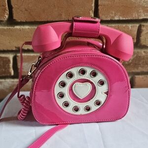 💖 Vintage Vibes Only! Pink Retro Phone Crossbody Bag 💖